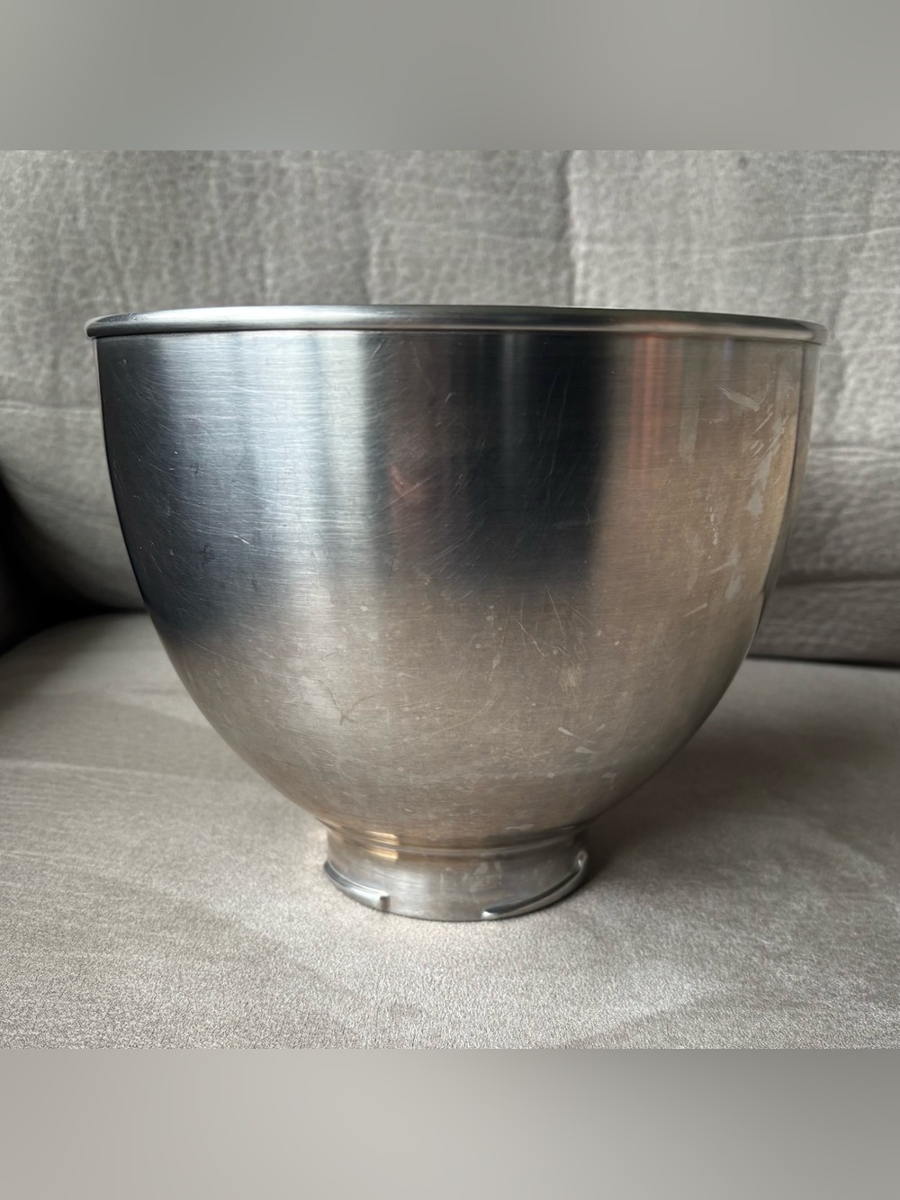 KitchenAid K45 4.5 Qt Stainless Steel Mixing Bowl Twist Lock Made in USA Vintage